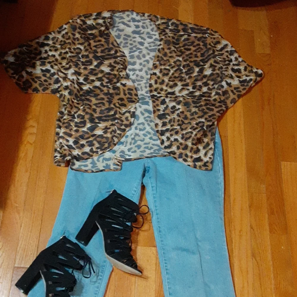 Gorgeous Leopard Print Cover Up - Picture 1 of 3